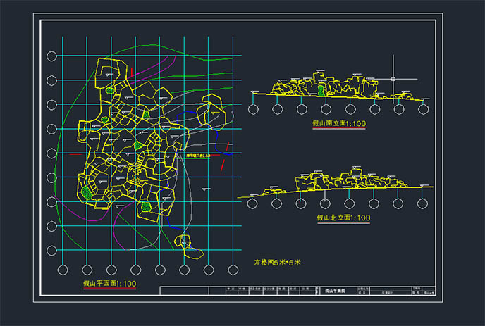 水泥假山施工图