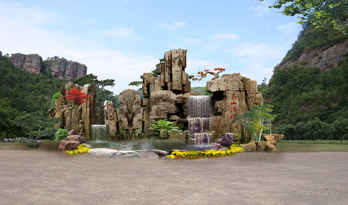 水泥假山施工图