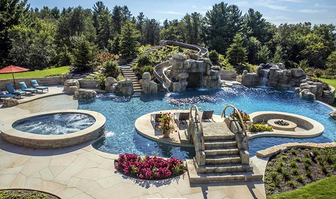 水泥假山瀑布图片.jpg 水泥假山瀑布图片