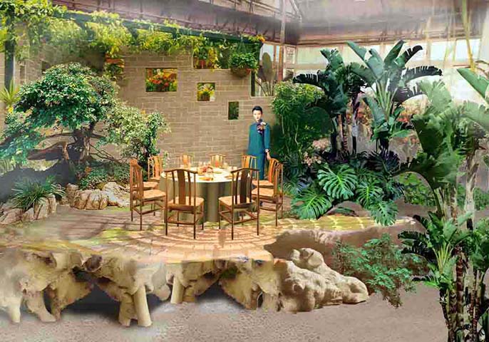 仿真树装饰效果图.jpg 仿真树装饰效果图