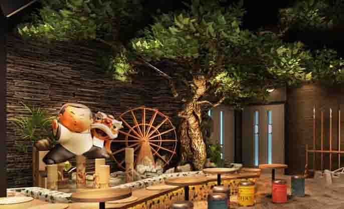 仿真树装饰效果图.jpg 仿真树装饰效果图