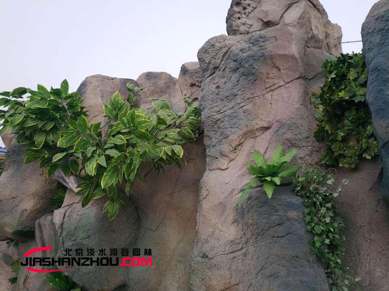 塑石假山图片