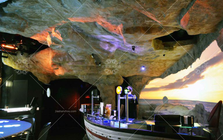 餐厅仿山洞装修.jpg 餐厅仿山洞装修