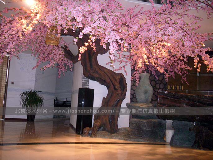 仿真桃花树.jpg 仿真桃花树