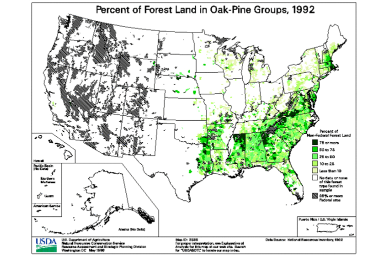 橡树类型地图.jpg 橡树类型地图