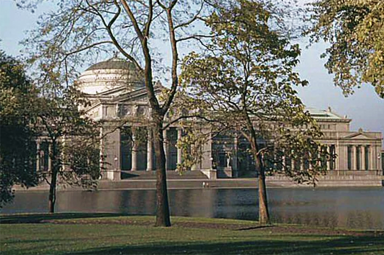 奥尔姆斯特德(Olmsted)设计的杰克逊公园泻湖旁的古典艺术风格建筑物照片.jpg 奥尔姆斯特德(Olmsted)设计的杰克逊公园泻湖旁的古典艺术风格建筑物照片