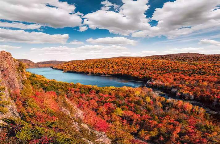 苏必利尔湖的一部分