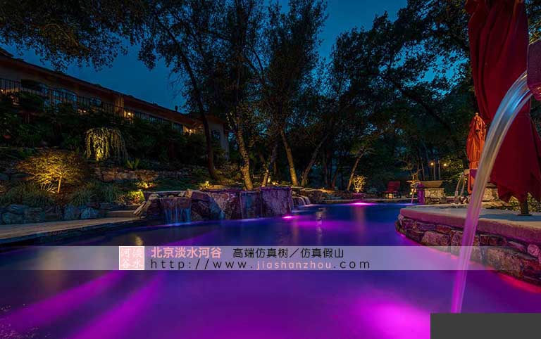 鱼池假山图片.jpg 鱼池假山图片