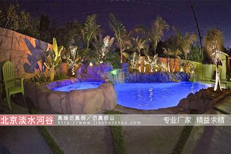 假山鱼池.jpg 假山鱼池