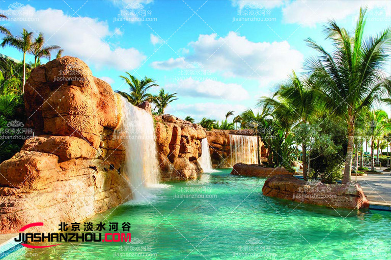 水池假山景观鱼池.jpg 水池假山景观鱼池