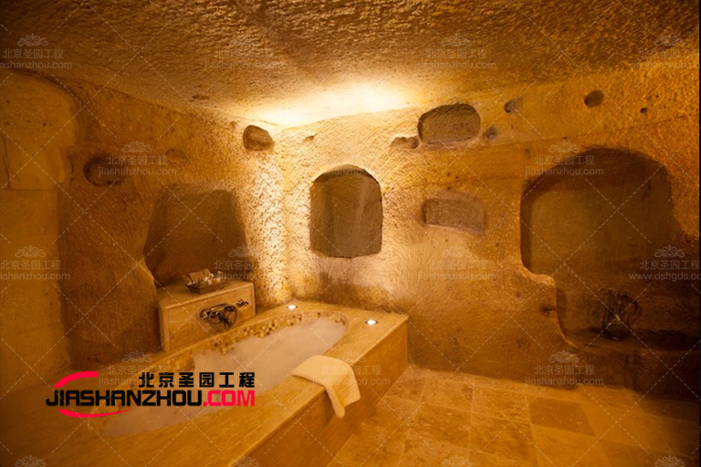 洞穴酒店浴室