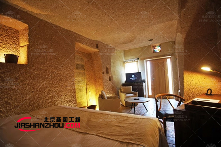 仿真岩洞主题民宿