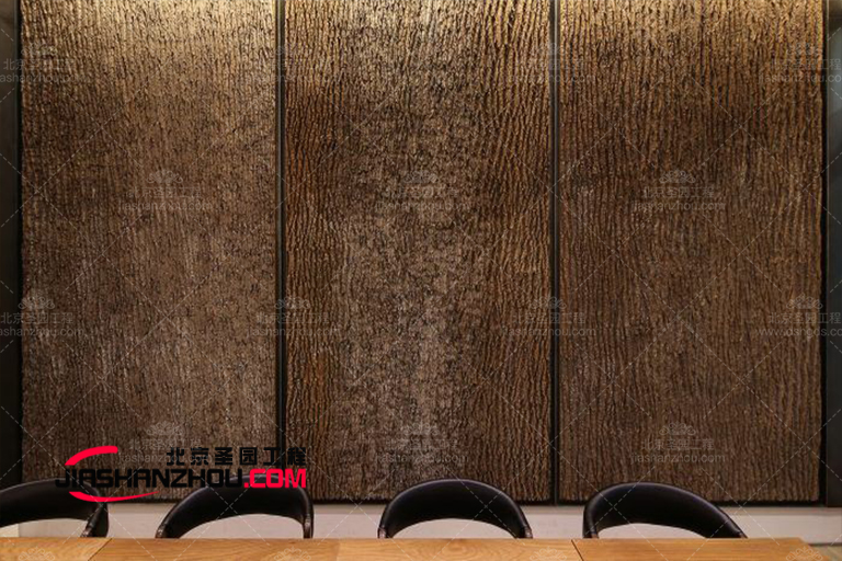 仿真树皮墙面装饰