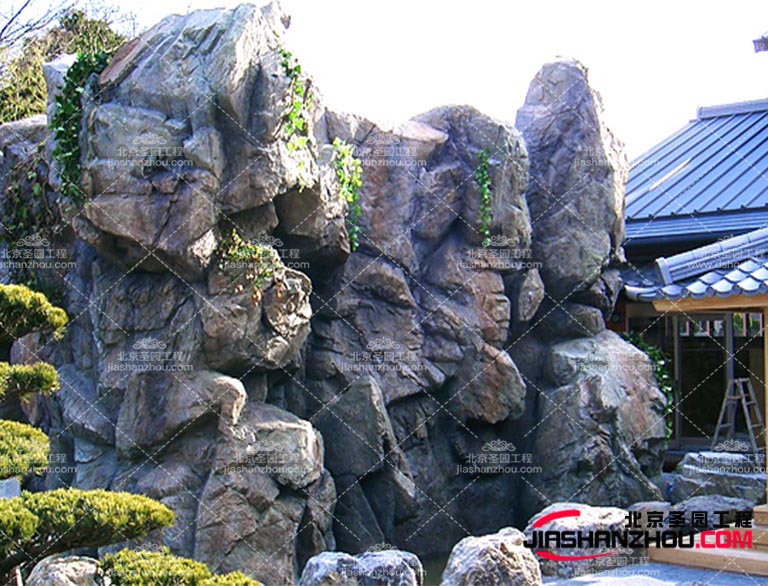 水泥假山.jpg 水泥假山