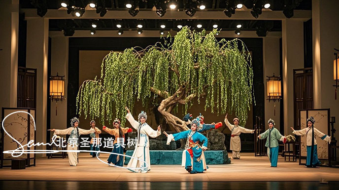 玻璃钢舞台道具树