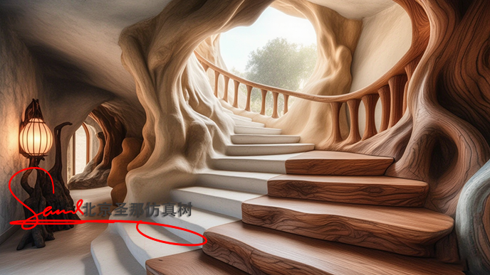 水泥仿木台阶.png 水泥仿木台阶