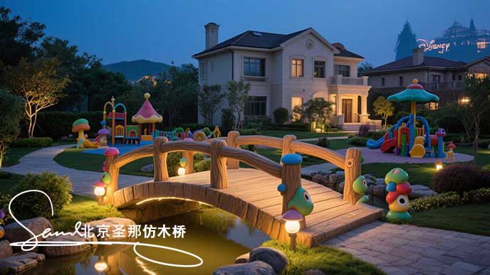 水泥仿木桥.jpeg 水泥仿木桥