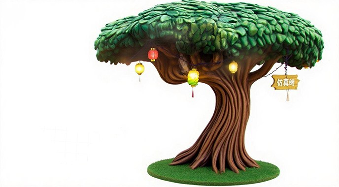 卡通仿真树