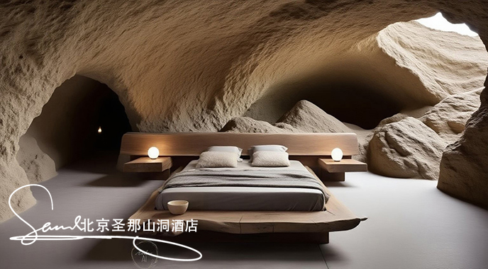 水泥仿真山洞酒店饭店