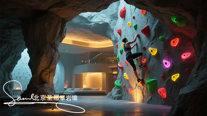 攀岩假山