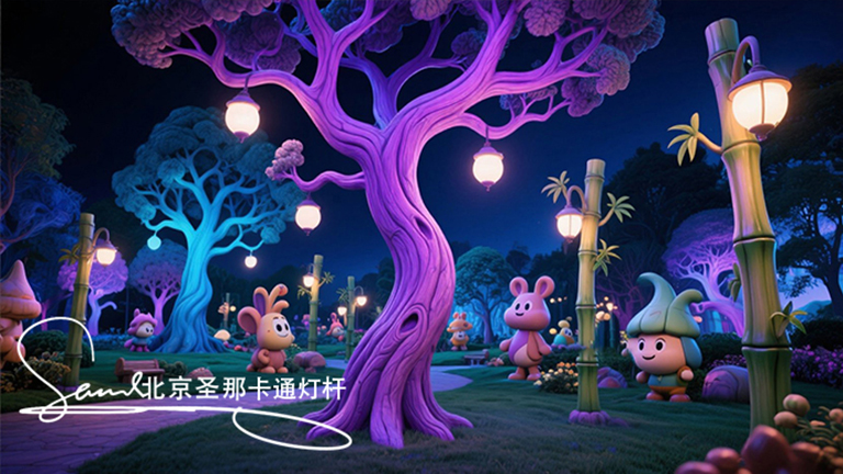 卡通灯杆.jpg 卡通灯杆