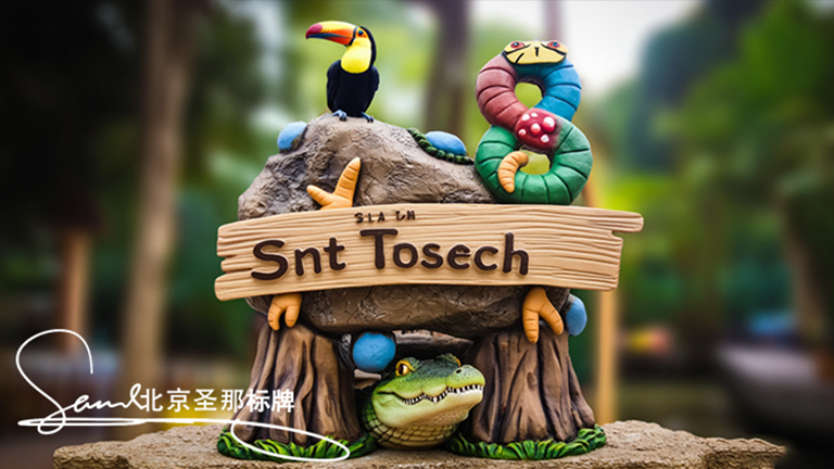 水泥仿木标识牌.jpg 水泥仿木标识牌