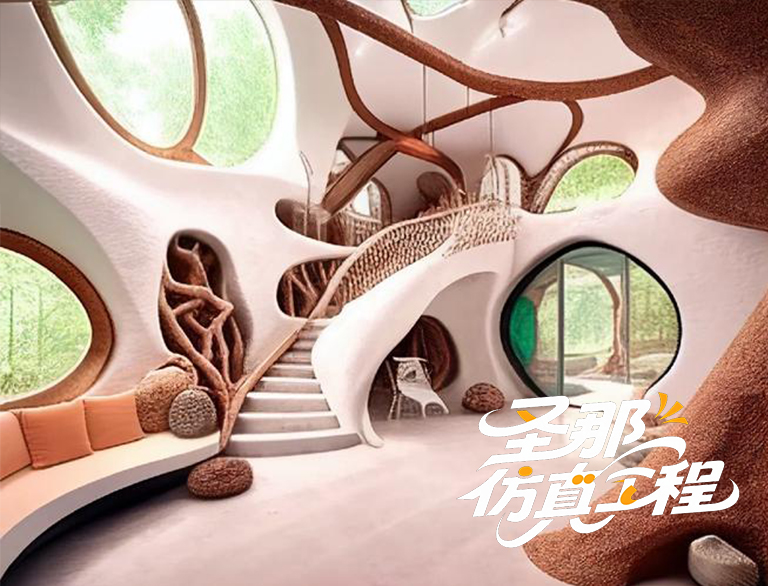 水泥仿木楼梯.jpg 水泥仿木楼梯