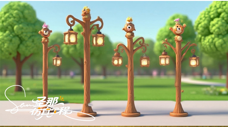 卡通灯杆.jpg 卡通灯杆