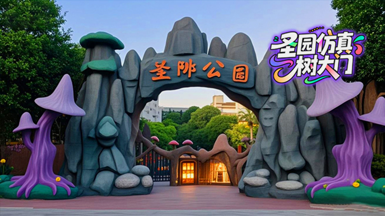 水泥假山