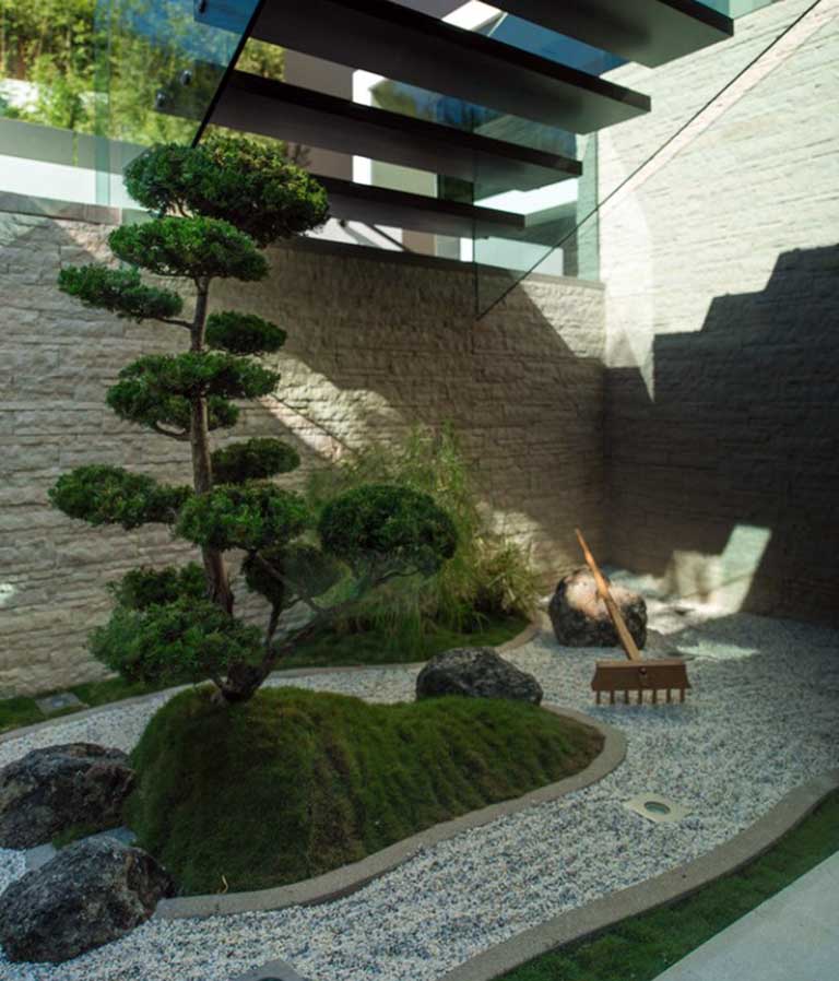 8个案例展示室内假山景观图片大全