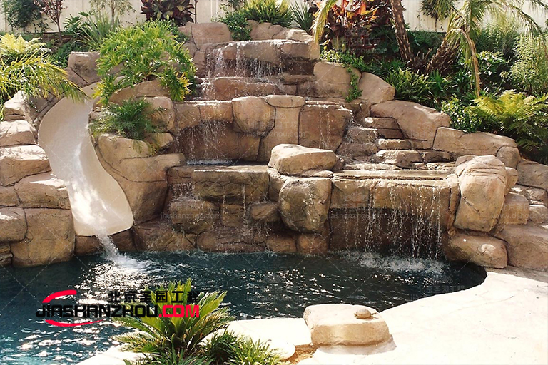 混凝土假山鱼池的优点缺点及其制作方式