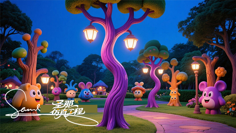 卡通灯杆.jpg 卡通灯杆