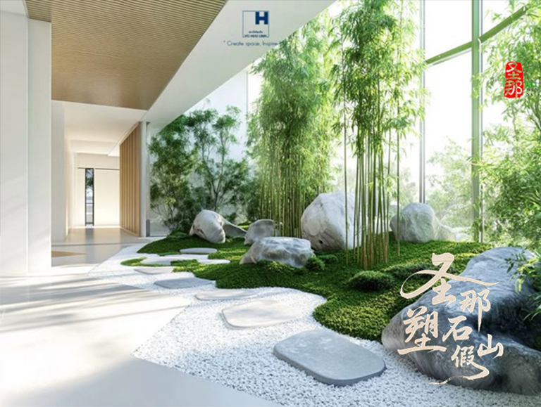 水泥假山.jpg 水泥假山