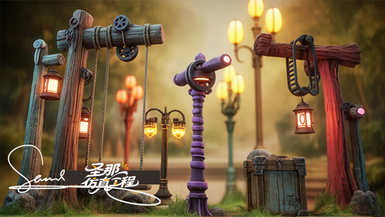 水泥仿木灯杆.jpg 水泥仿木灯杆