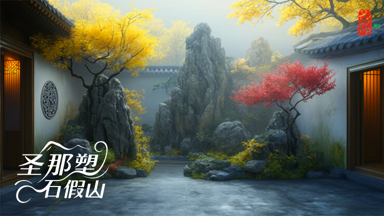 水泥假山.jpg 水泥假山