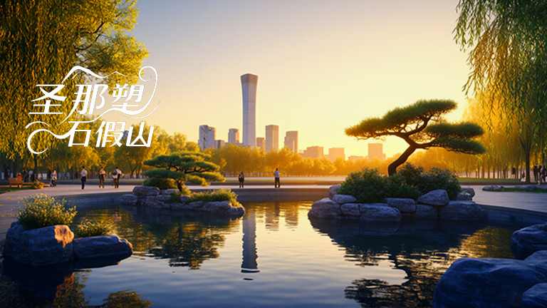 假山假树
